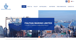Desktop Screenshot of italthaimarine.com