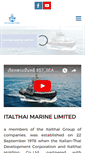 Mobile Screenshot of italthaimarine.com